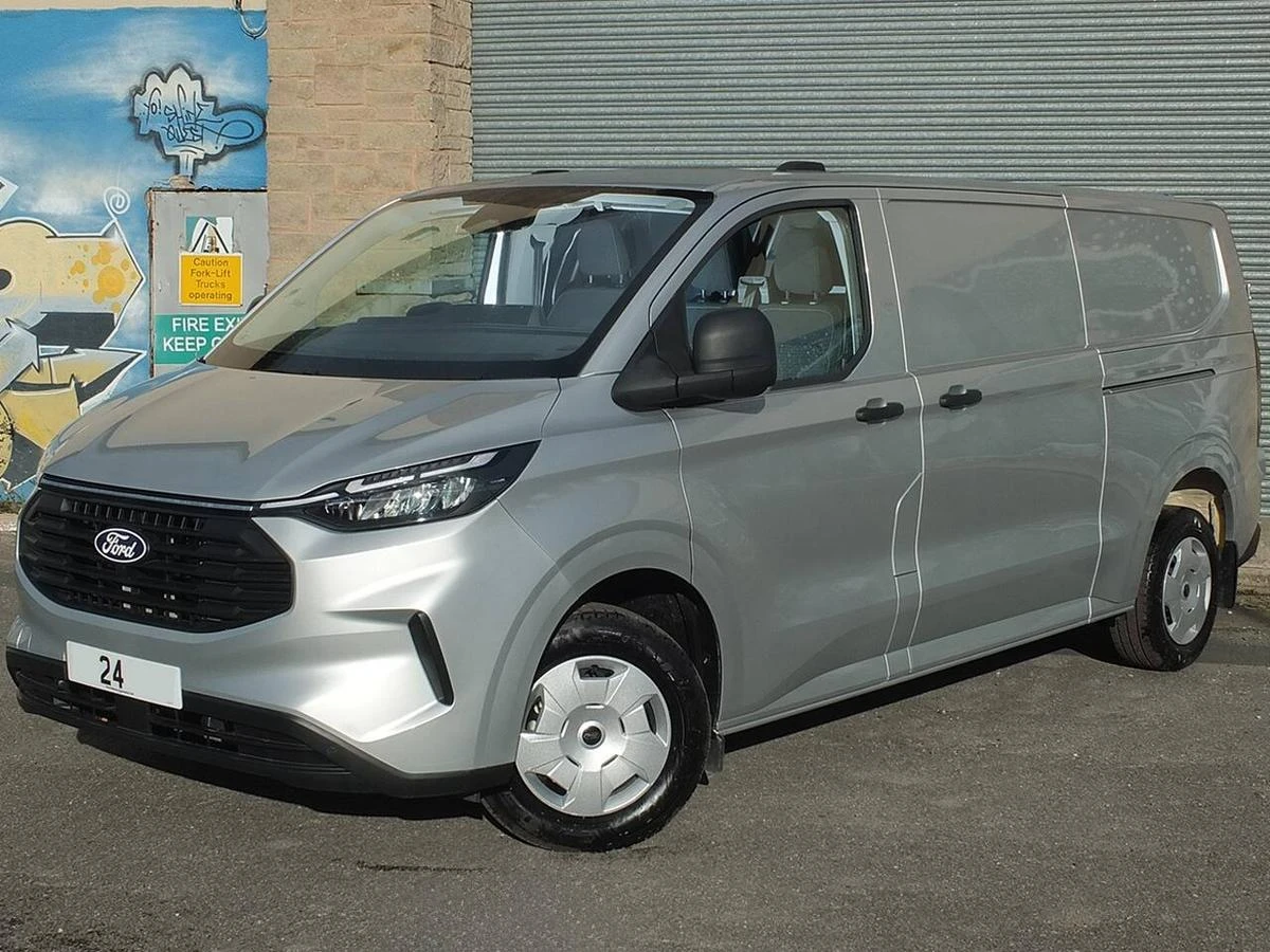 2024 Ford Transit Custom Panel Van — front three-quarter view
