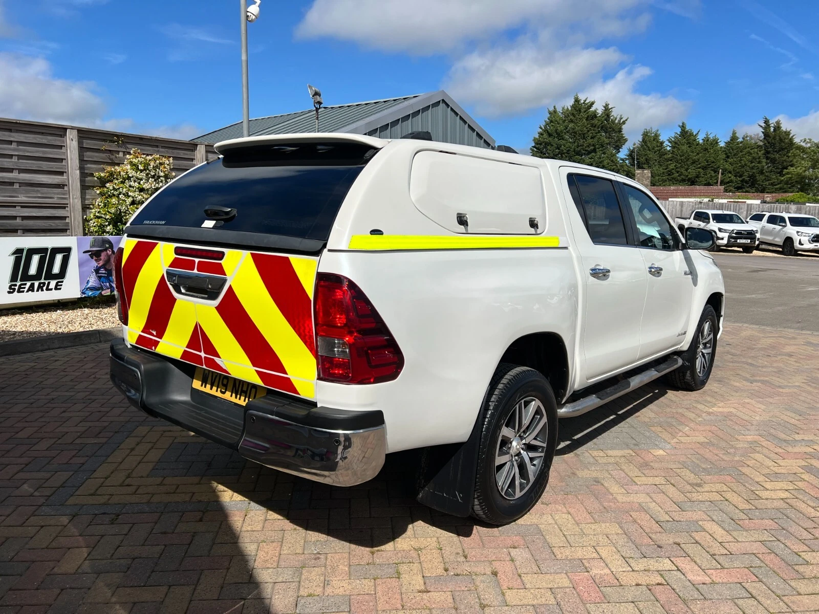 2019 Toyota Hilux Double Cab PickUp Van — rear three-quarter view
