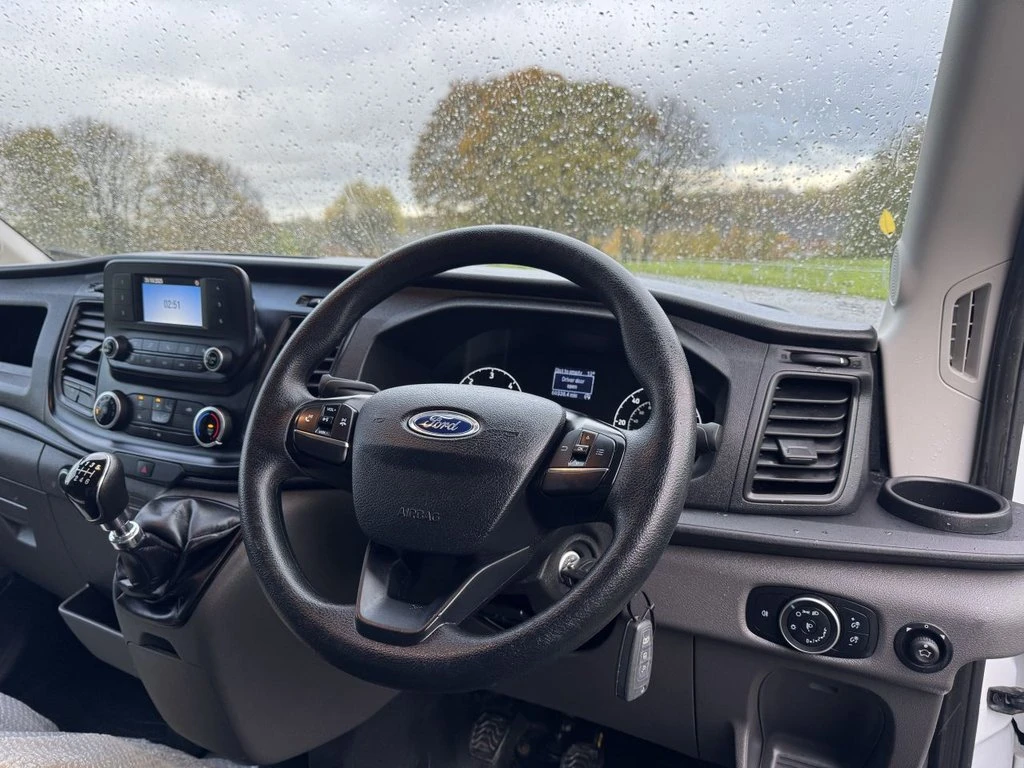 2021 Ford Transit Luton Box Van — cab interior