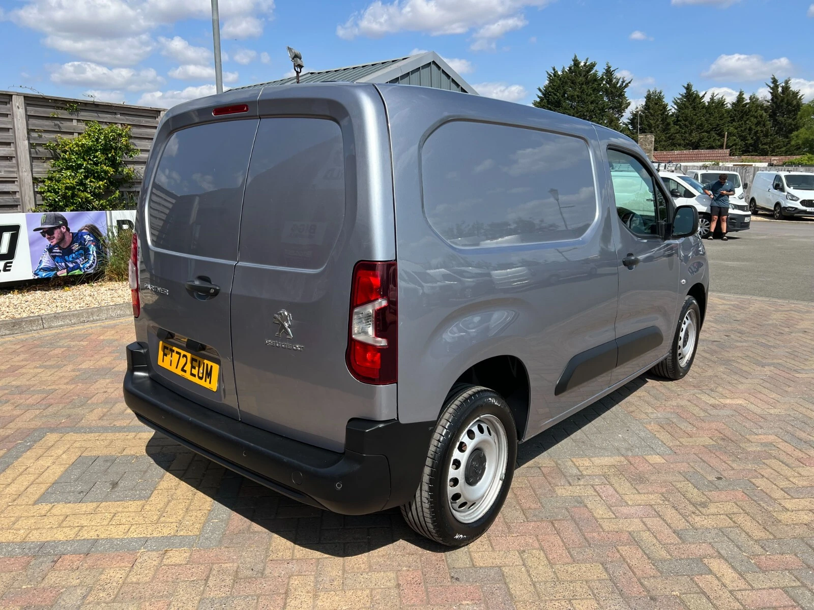 2023 Peugeot Partner Panel Van — rear three-quarter view