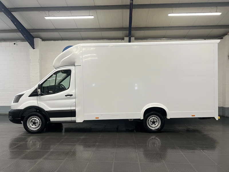 2022 Ford Transit Luton Low Loader Van — side view