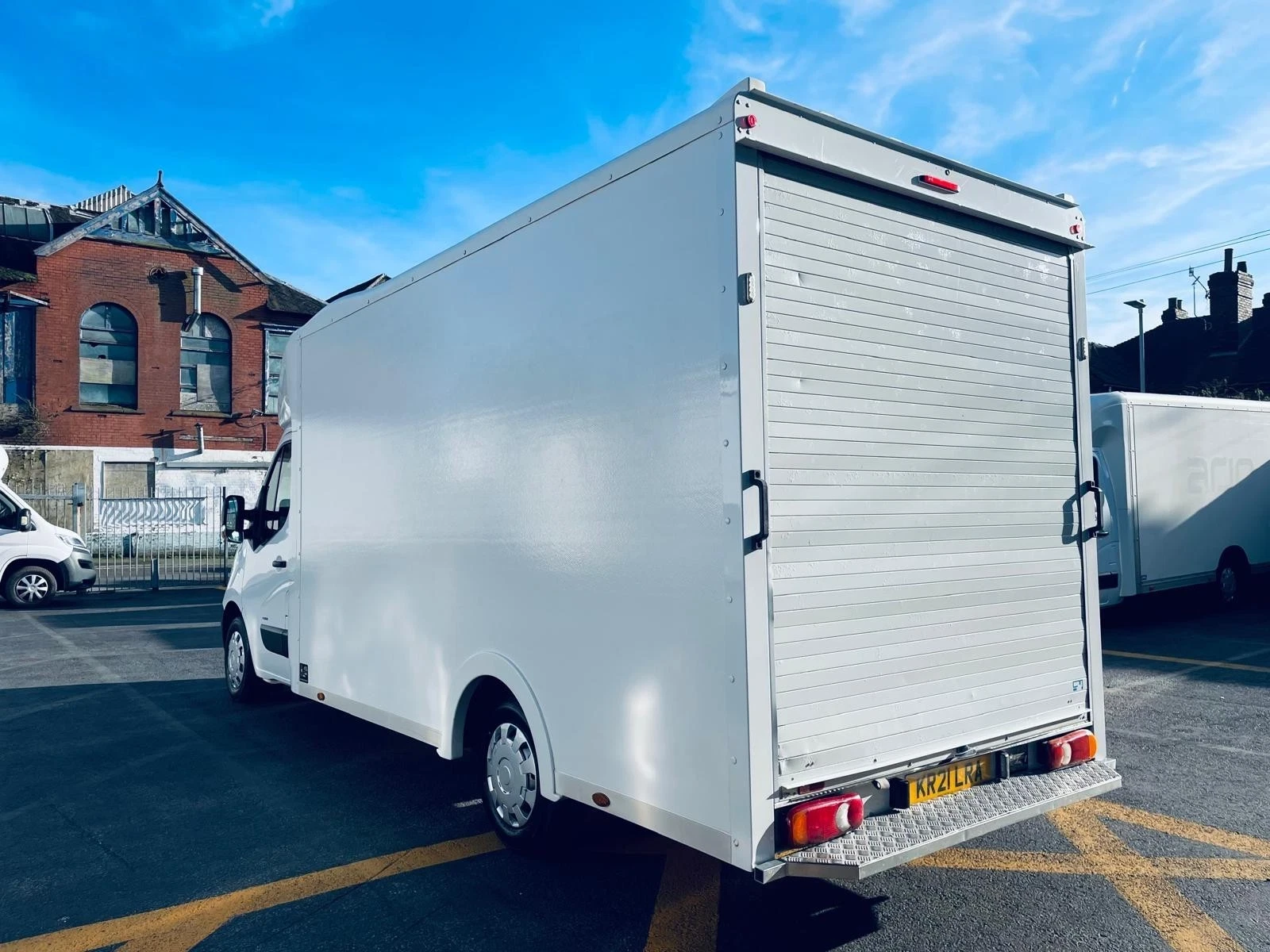 2021 Vauxhall Movano Luton Low Loader Van — rear three-quarter view