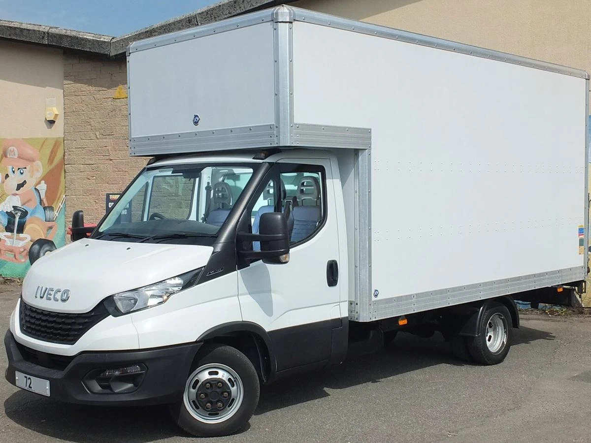 2022 Iveco Daily Luton Box Van — front three-quarter view