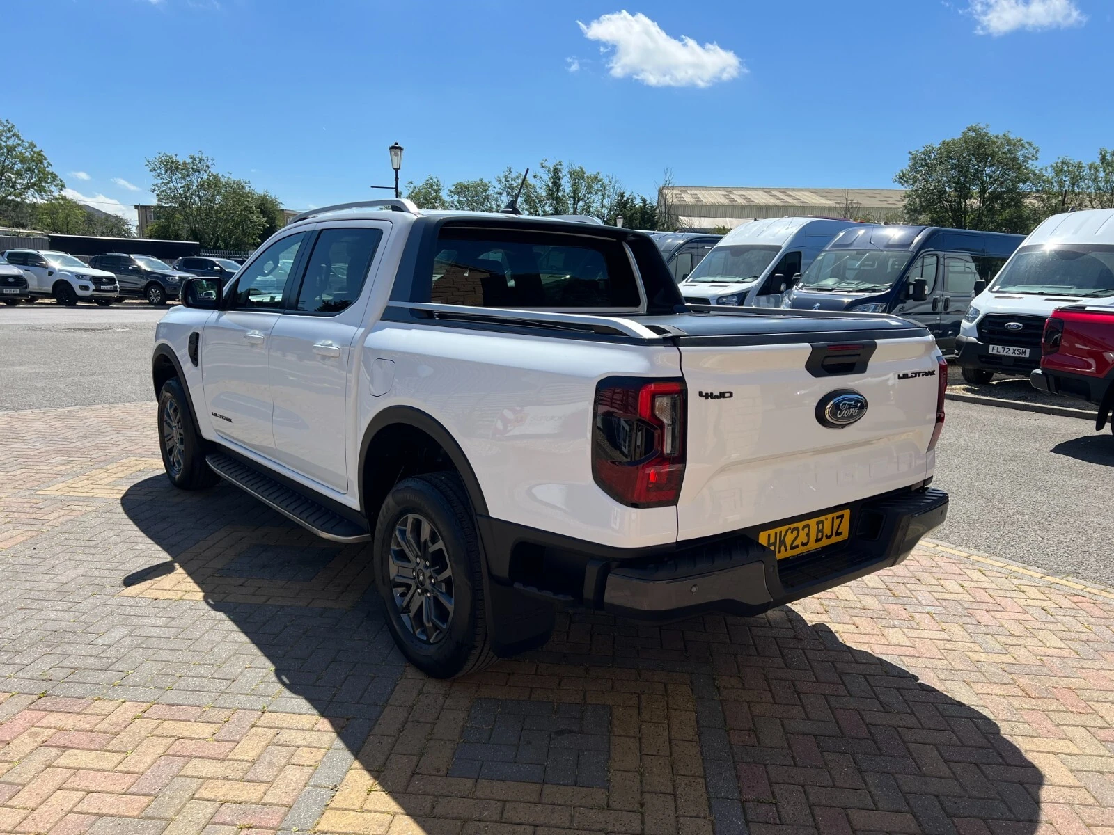 2023 Ford Ranger Double Cab PickUp Van — rear three-quarter view