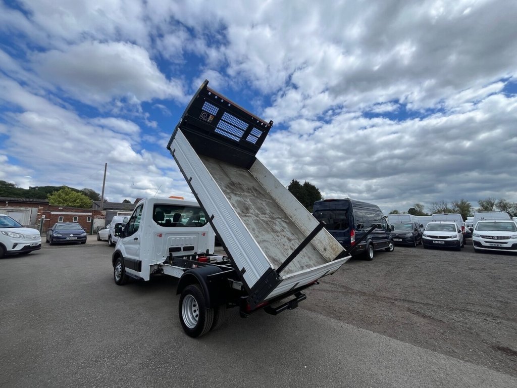 2022 Ford Transit Tipper Van — rear three-quarter view