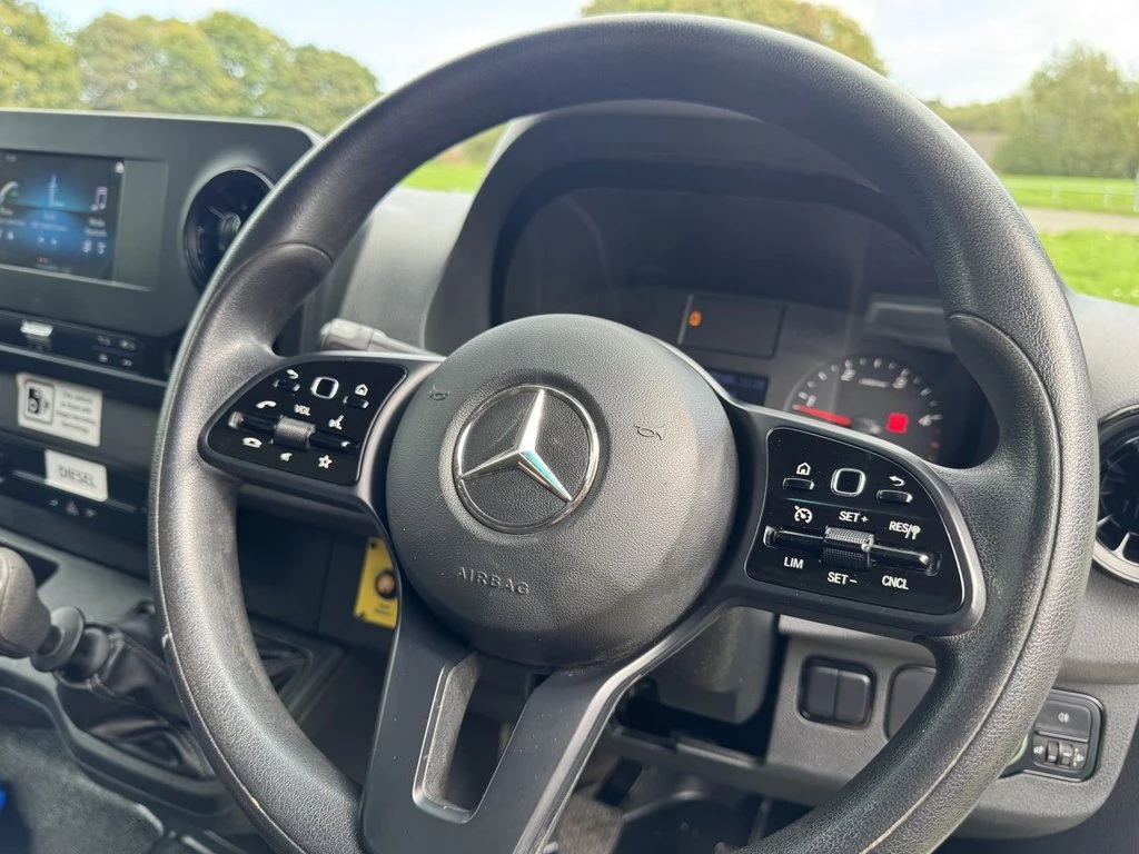 2020 Mercedes-Benz Sprinter CurtainSider Van — cab interior