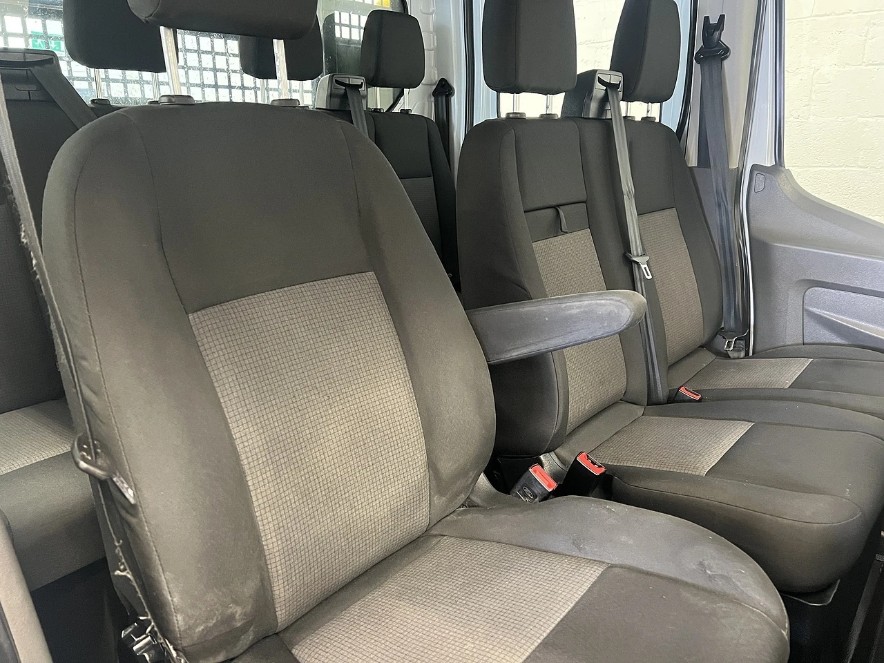 2022 Ford Transit Double Cab Dropside Van — cab interior