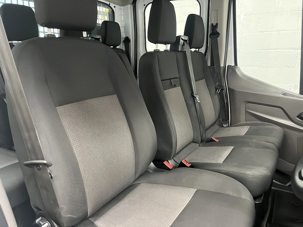 2022 Ford Transit Double Cab Dropside Van — cab interior