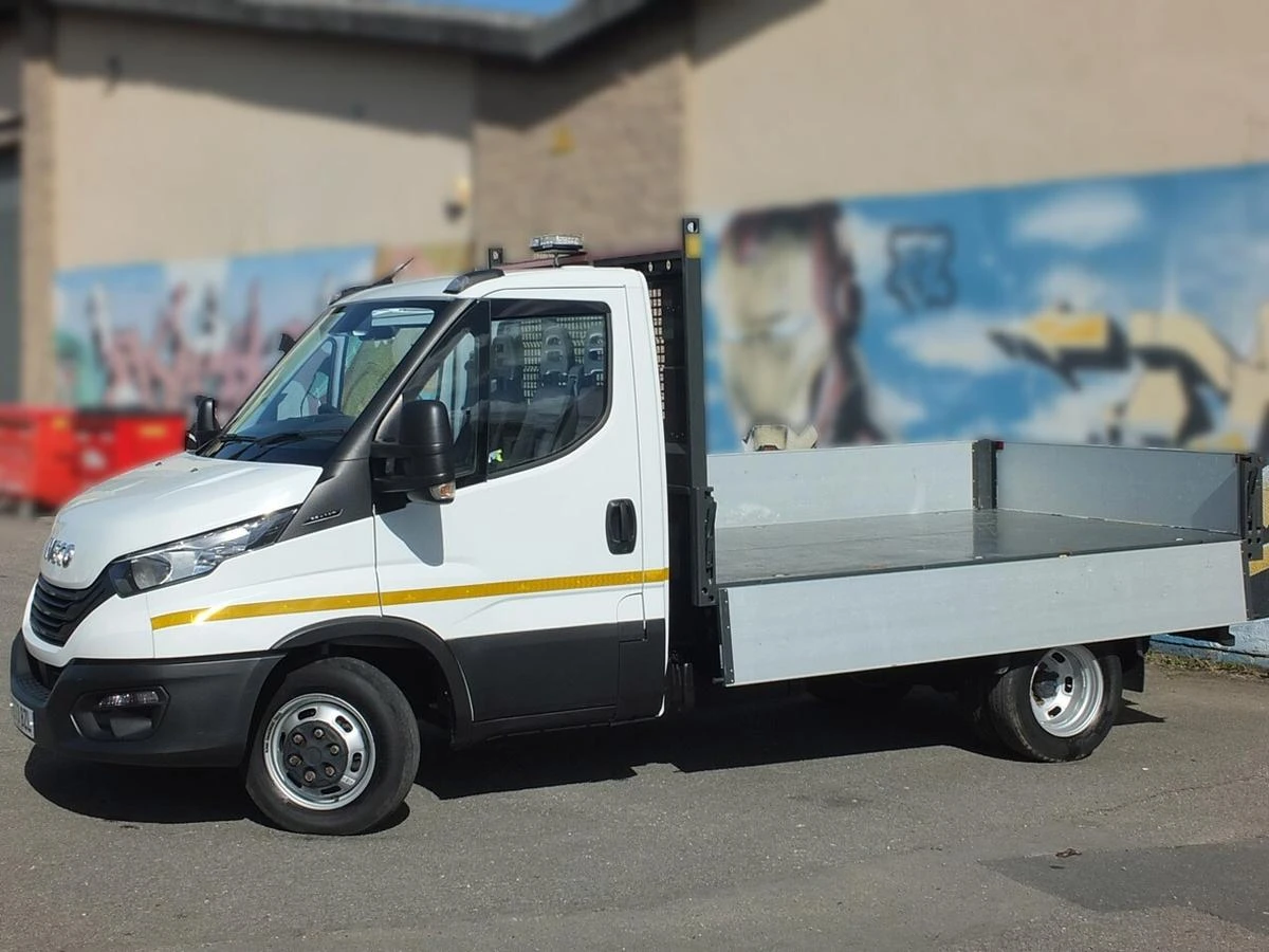 2023 Iveco Daily Tipper Van — front three-quarter view