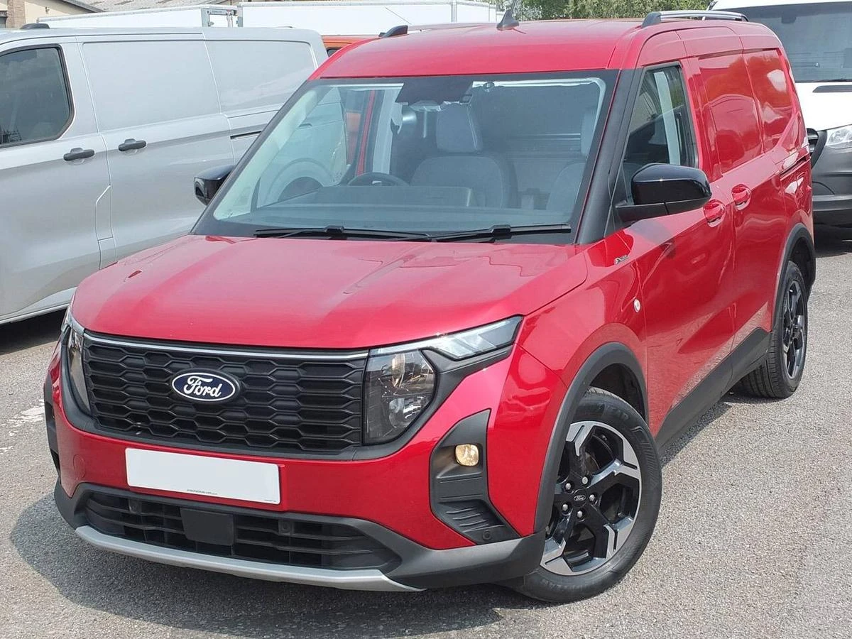2025 Ford Transit Courier Panel Van — front three-quarter view