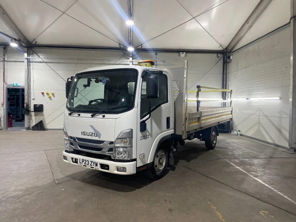 2023 Isuzu Grafter Dropside Van — front three-quarter view