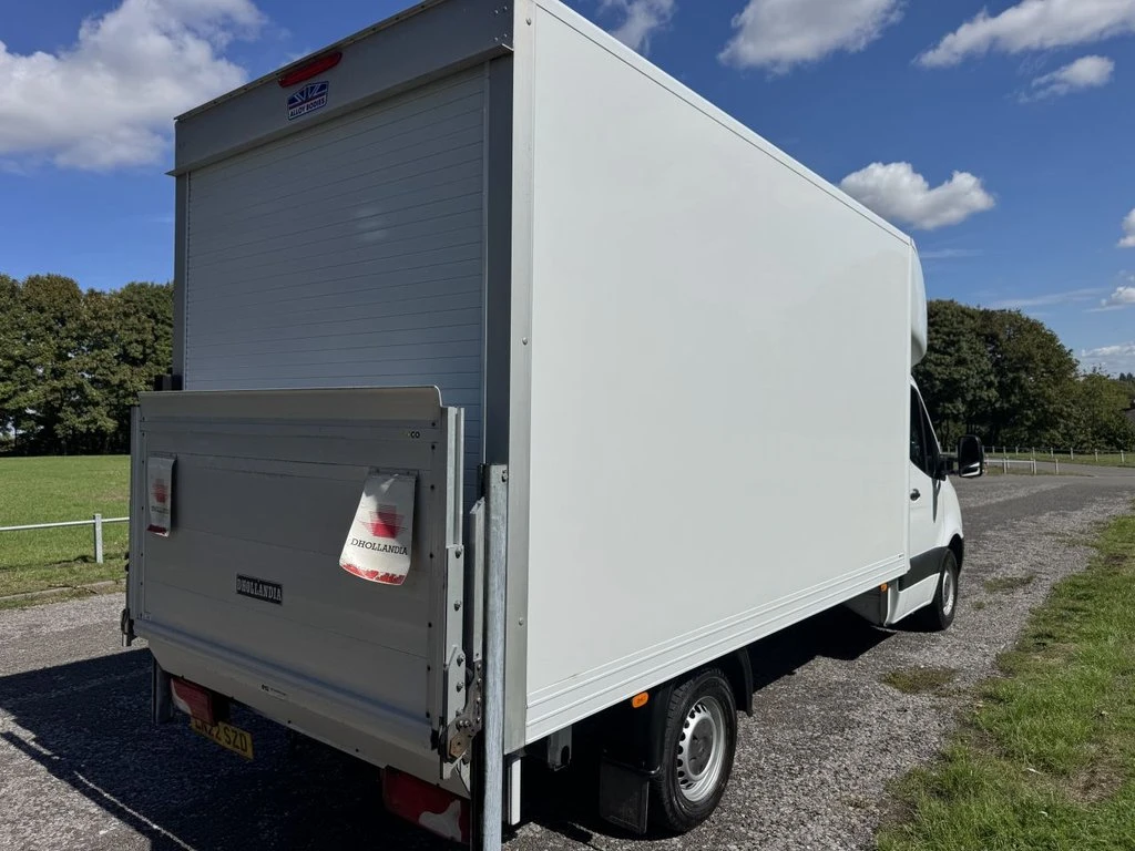 2022 Mercedes-Benz Sprinter Luton Box Van — rear three-quarter view