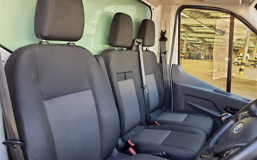 2022 Ford Transit Luton Box Van — cab interior