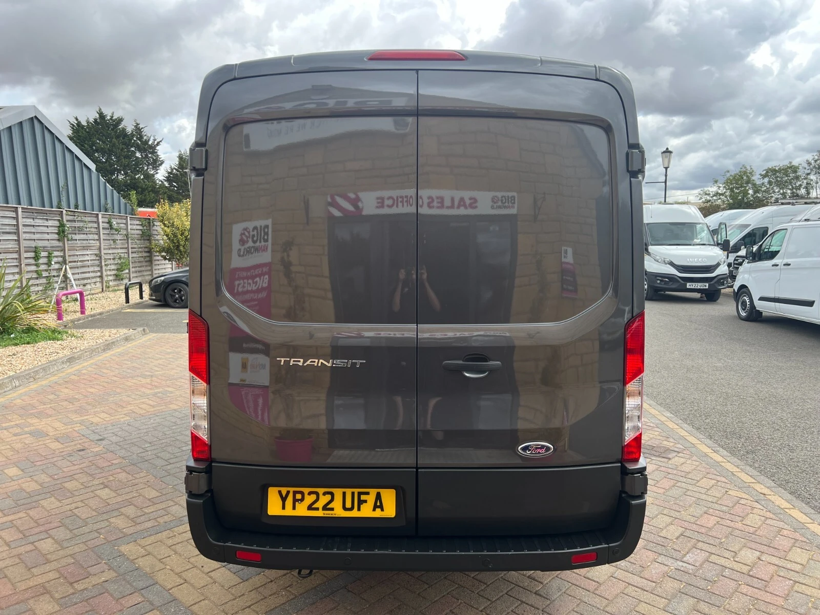 2022 Ford Transit Panel Van — rear view