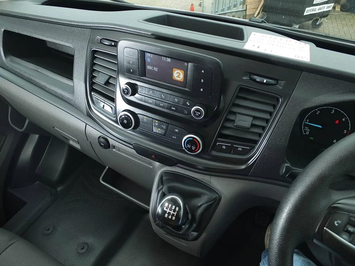 2022 Ford Transit Luton Box Van — cab interior