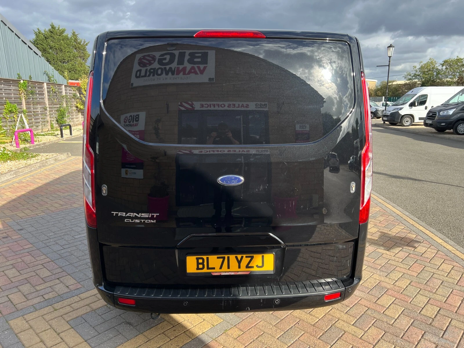 2022 Ford Transit Custom Panel Van — rear view