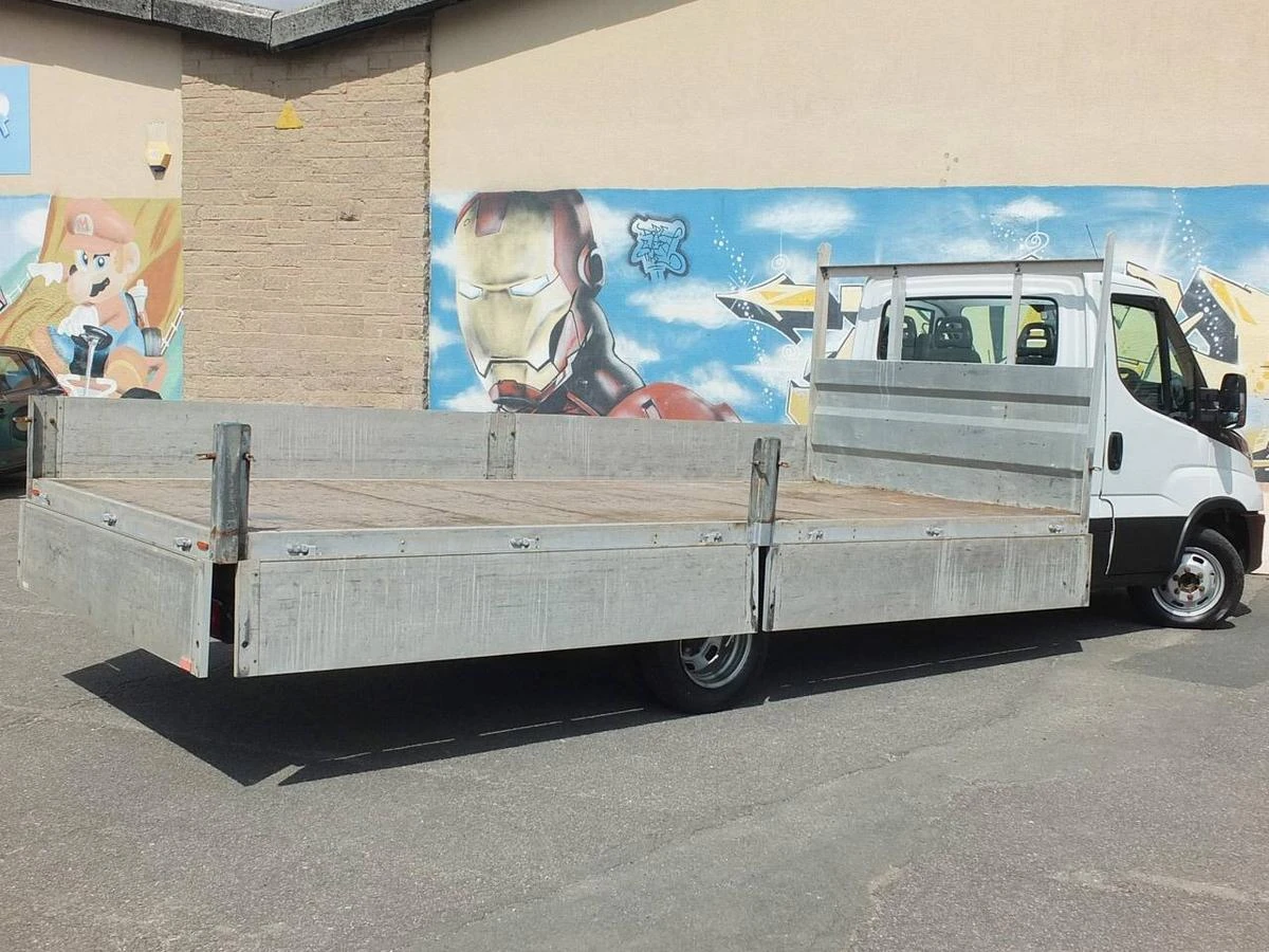 2021 Iveco Daily Dropside Van — rear three-quarter view