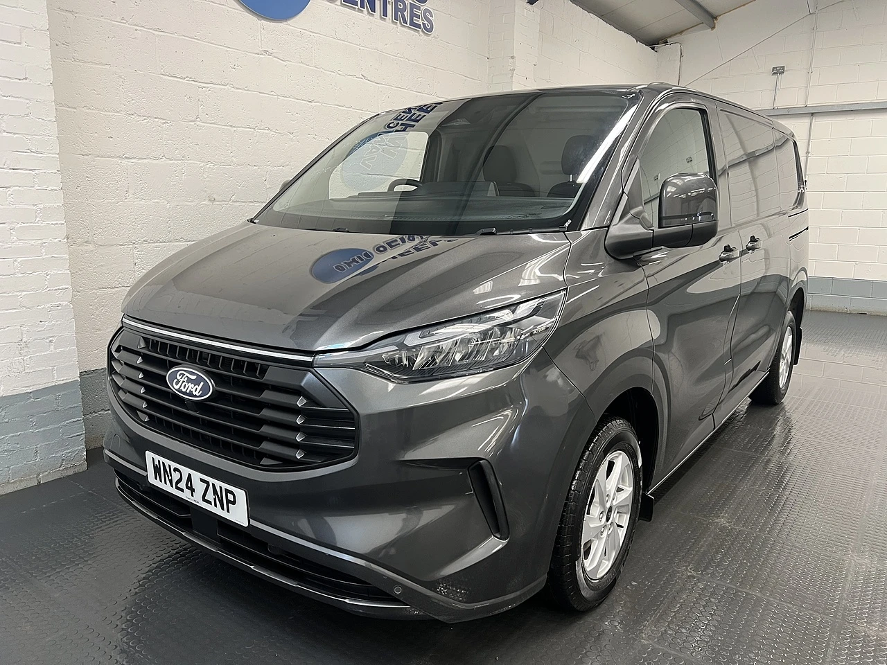 2024 Ford Transit Custom Panel Van — front three-quarter view