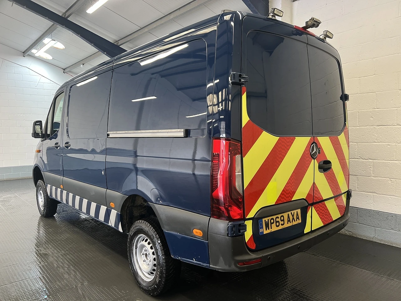 2019 Mercedes-Benz Sprinter Panel Van — rear three-quarter view
