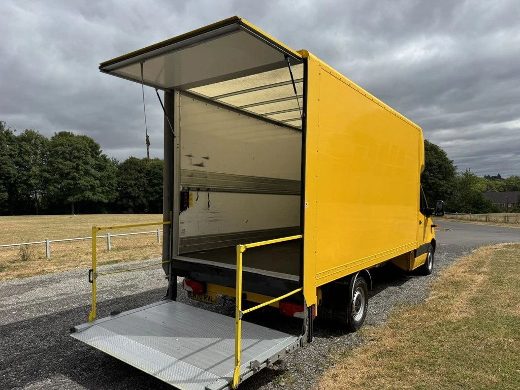 2020 Mercedes-Benz Sprinter Luton Box Van — rear three-quarter view
