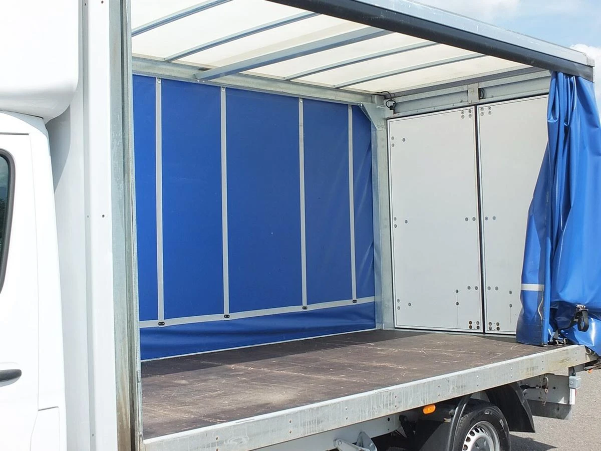 2023 Mercedes-Benz Sprinter CurtainSider Van — rear three-quarter view