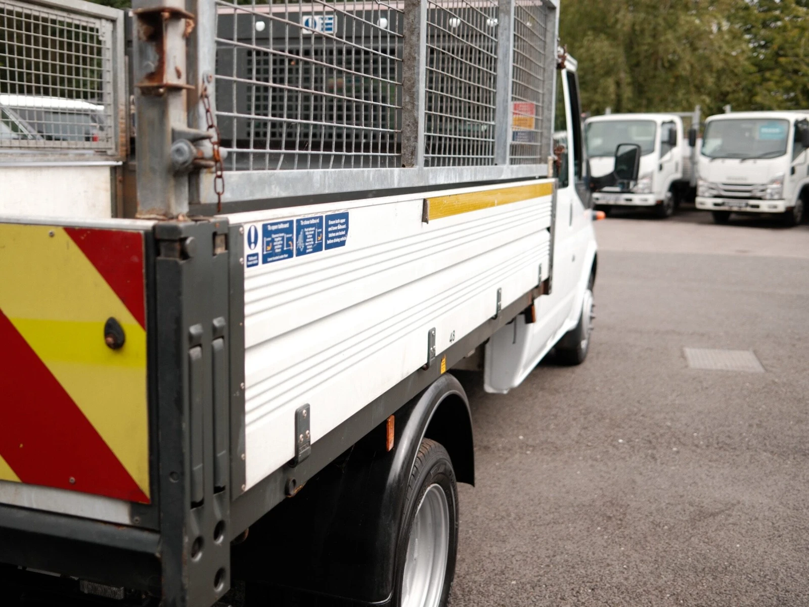 2014 Ford Transit Tipper Van — rear three-quarter view