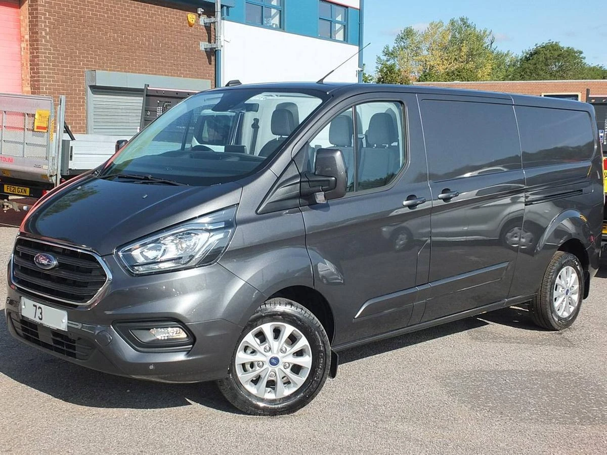 2023 Ford Transit Custom Panel Van — front three-quarter view