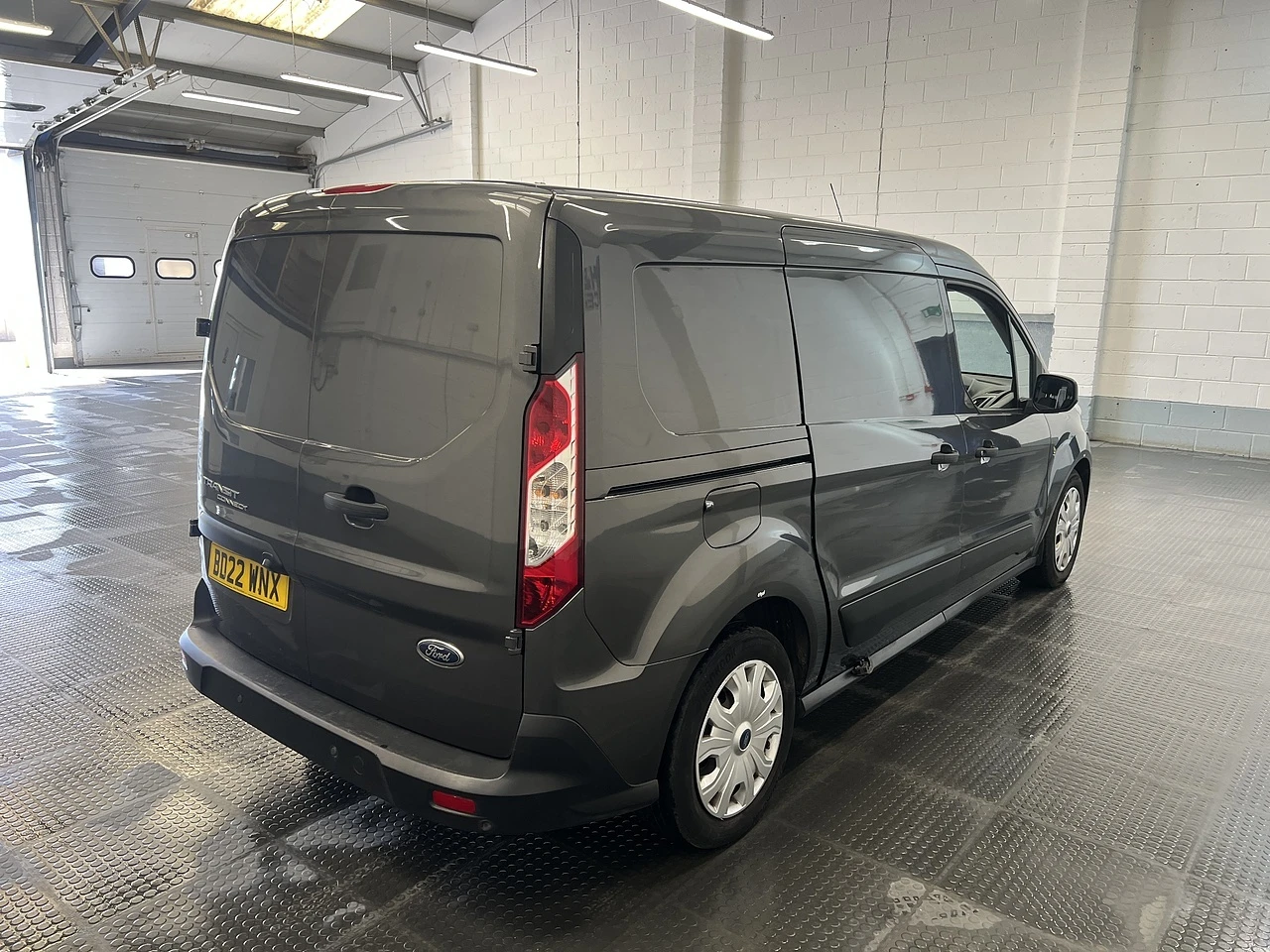 2022 Ford Transit Connect Panel Van — rear three-quarter view