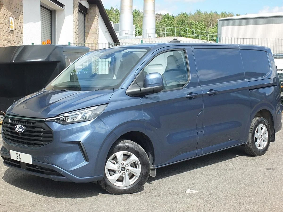 2024 Ford Transit Custom Panel Van — front three-quarter view