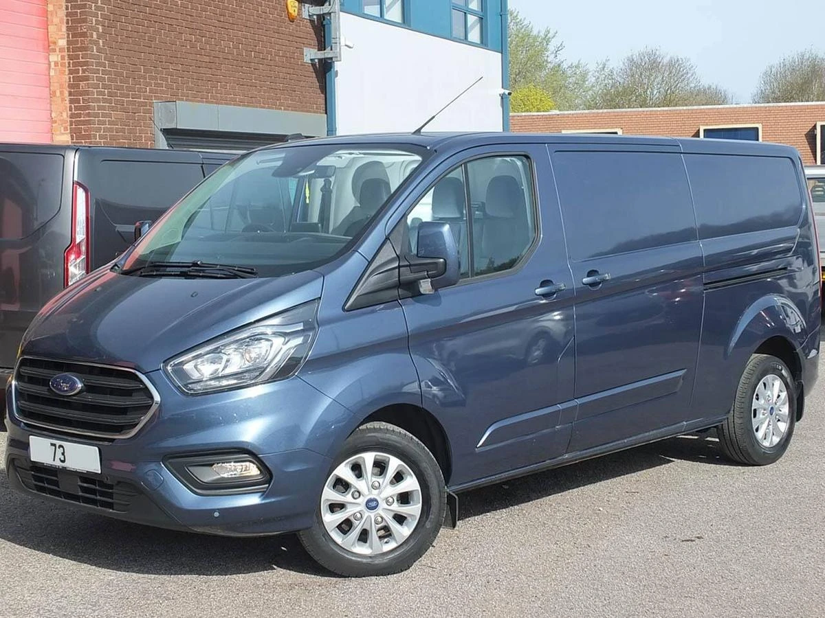 2023 Ford Transit Custom Panel Van — front three-quarter view