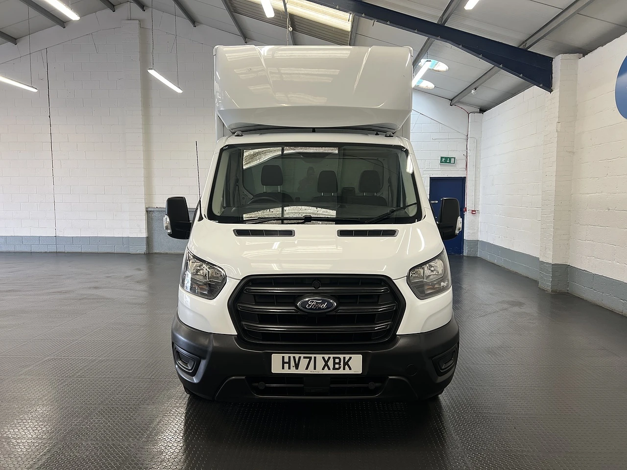 2021 Ford Transit Luton Box Van — front view