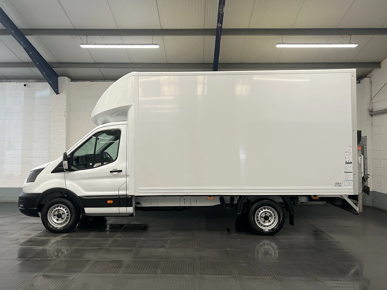 2023 Ford Transit Luton Box Van — side view