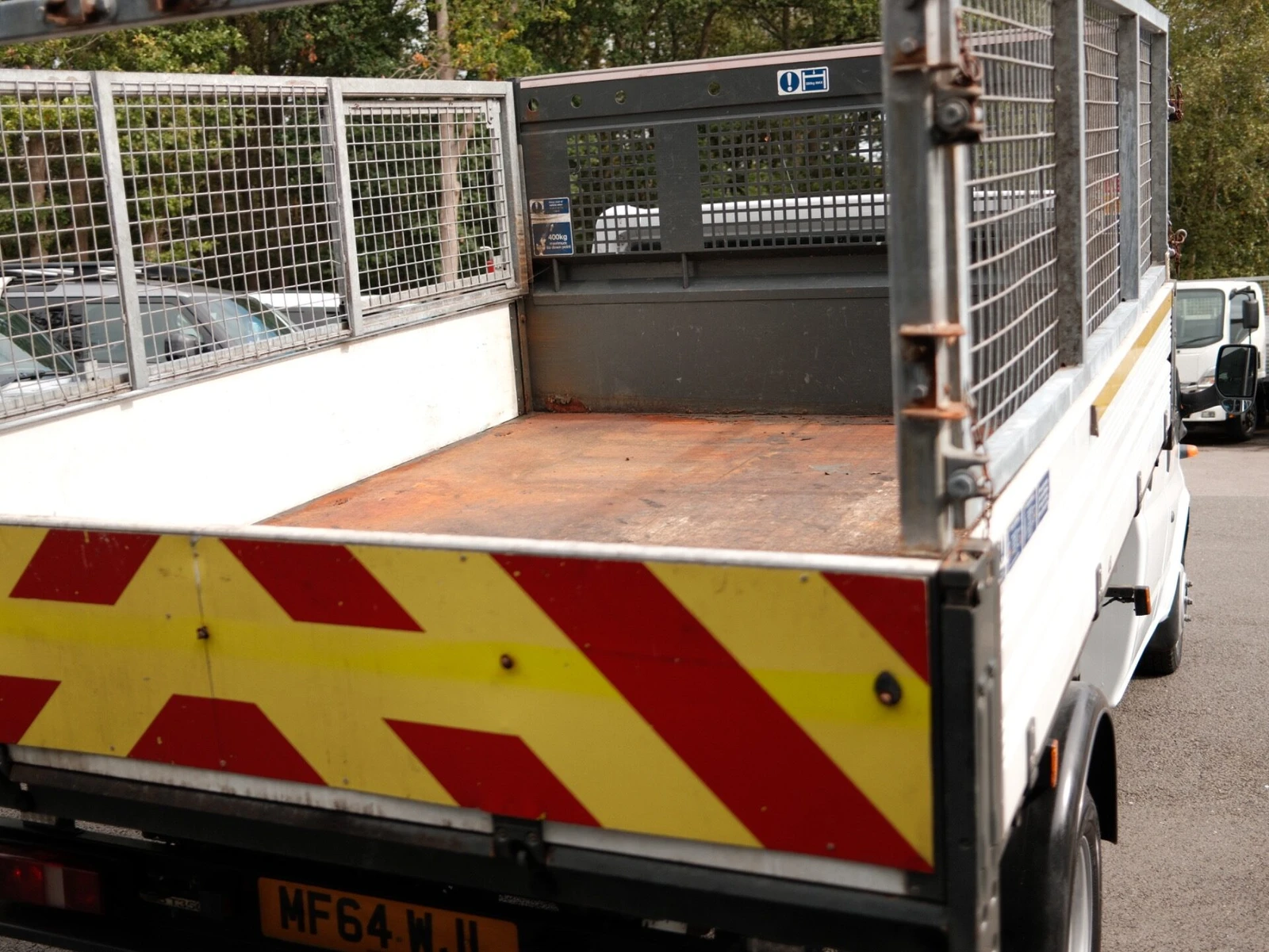 2014 Ford Transit Tipper Van — rear three-quarter view