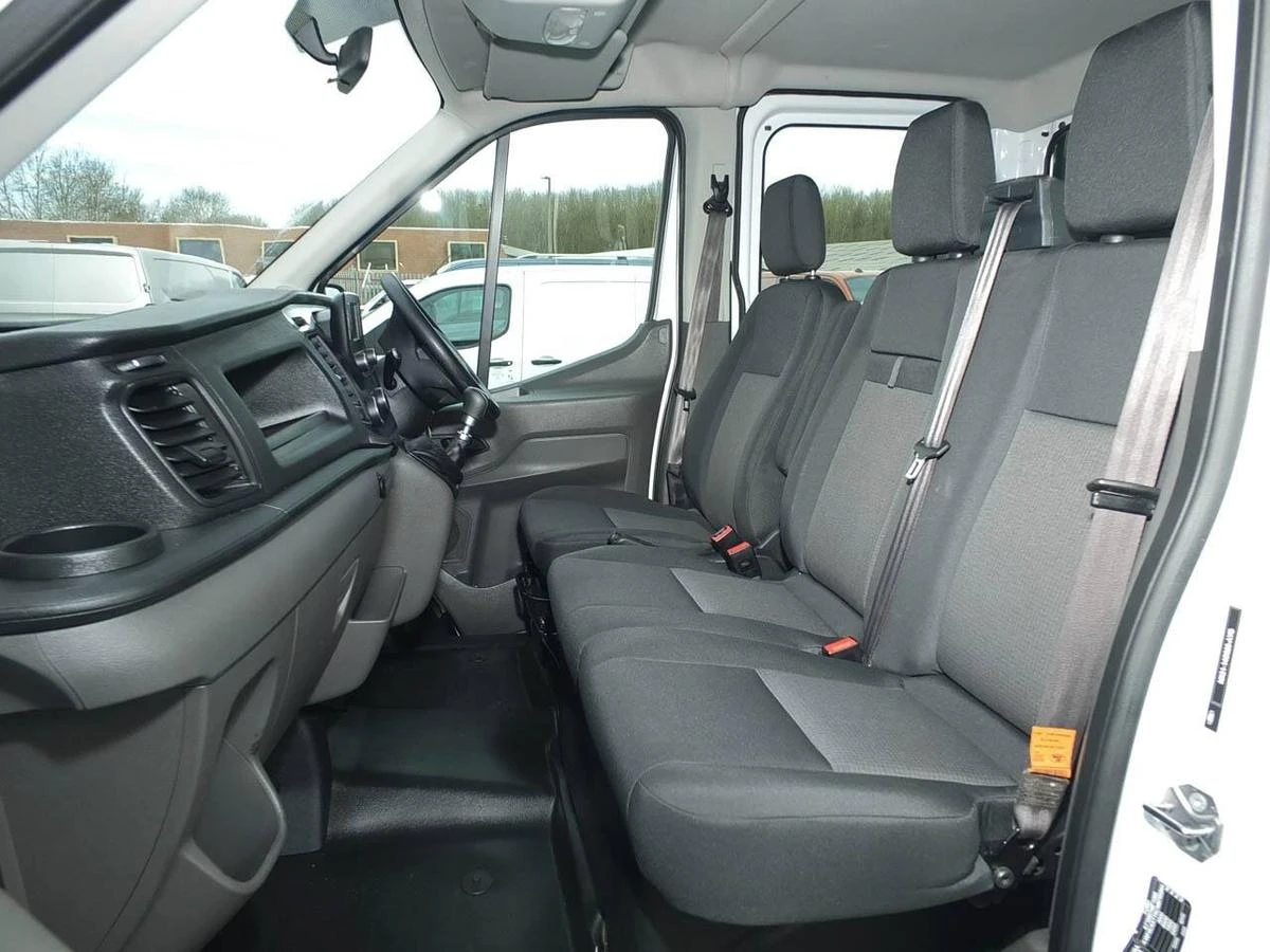 2022 Ford Transit Double Cab Tipper Van — cab interior