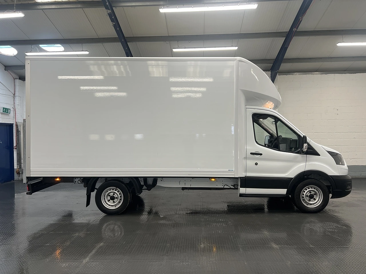 2022 Ford Transit Luton Box Van — side view