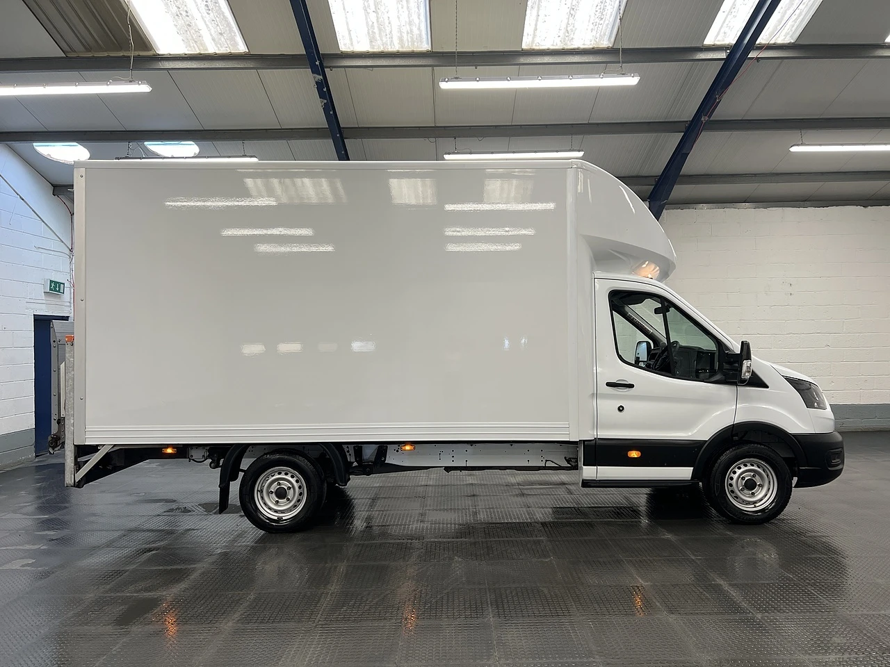 2023 Ford Transit Luton Box Van — side view