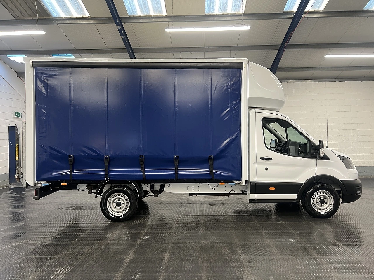 2023 Ford Transit CurtainSider Van — side view