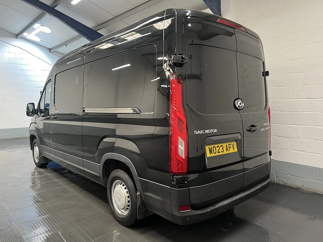2023 Maxus Deliver 9 High Roof Panel Van — rear three-quarter view
