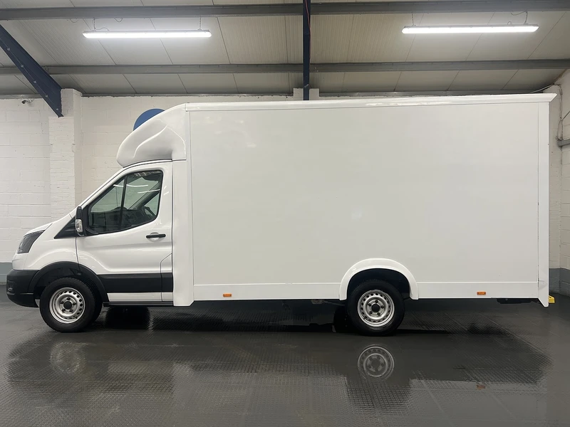2022 Ford Transit Luton Low Loader Van — side view