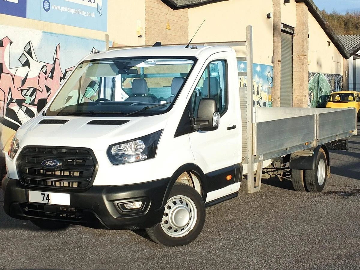 2024 Ford Transit Dropside Van — front three-quarter view