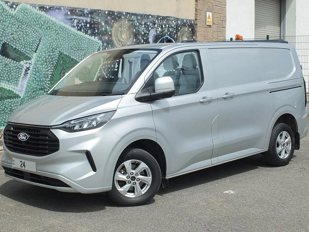 2024 Ford Transit Custom Panel Van — front three-quarter view