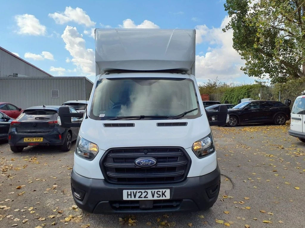 2022 Ford Transit Luton Box Van — front view