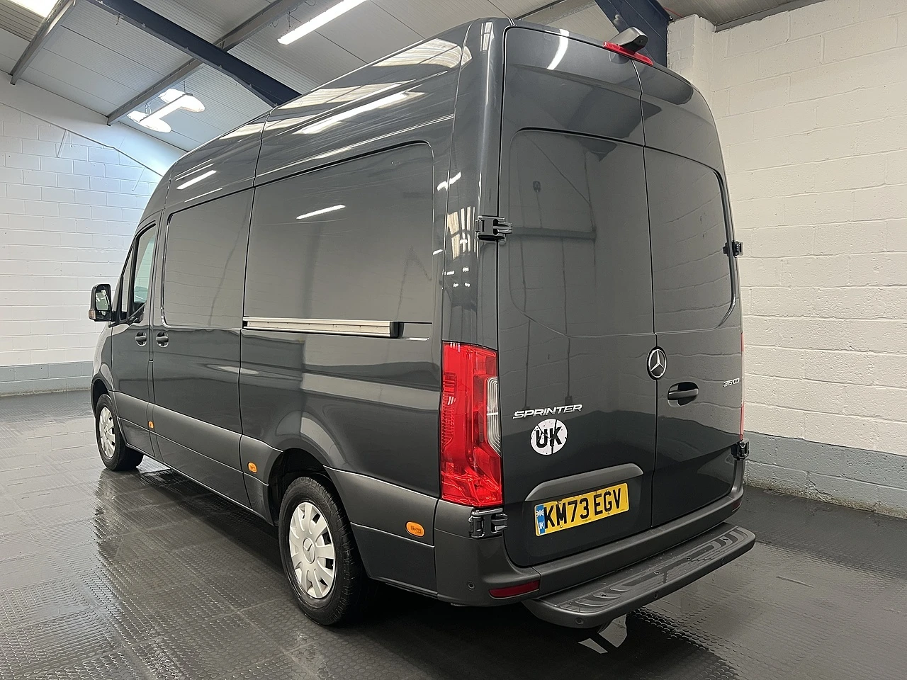2023 Mercedes-Benz Sprinter High Roof Panel Van — rear three-quarter view