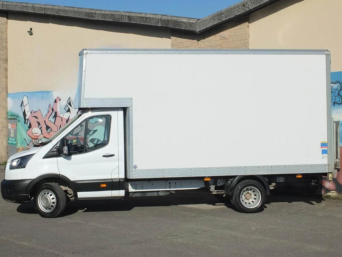 2022 Ford Transit Luton Box Van — side view