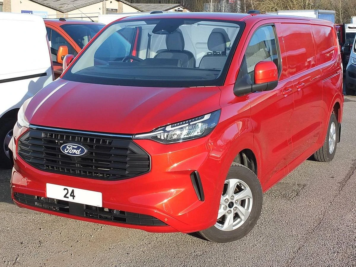 2024 Ford Transit Custom Panel Van — front three-quarter view