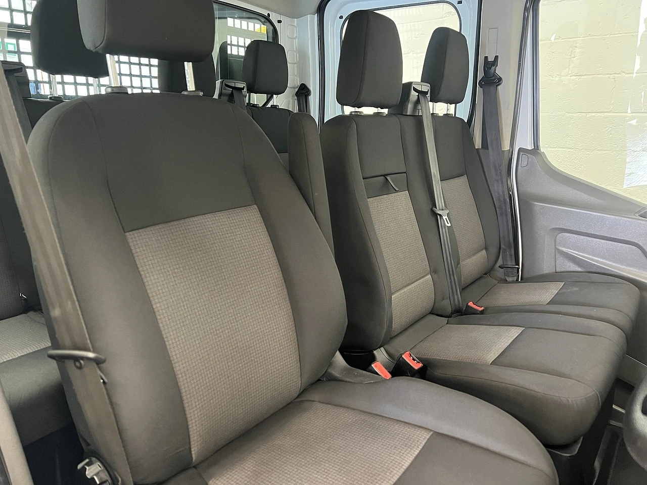2022 Ford Transit Double Cab Dropside Van — cab interior
