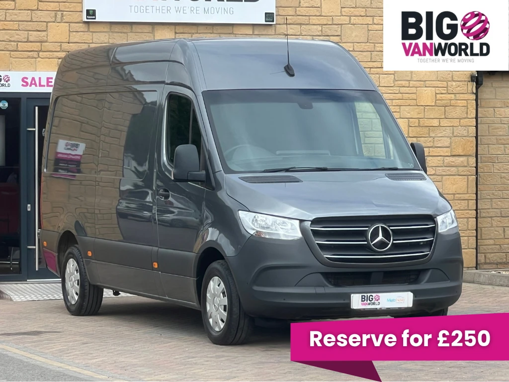 2023 Mercedes-Benz Sprinter High Roof Panel Van — front three-quarter view